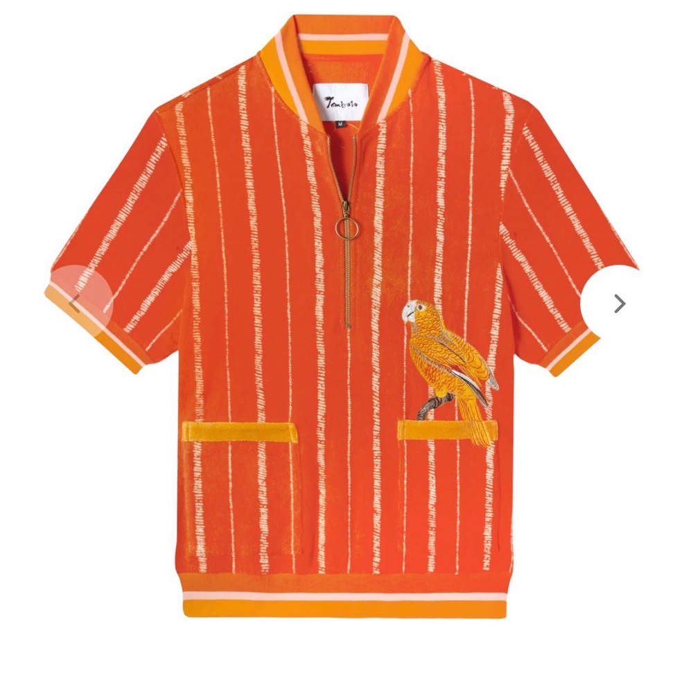 NWT TOMBOLO Cabana Shirt with Bird - Size L